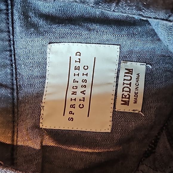 Springfield Classic Western Button Up 100% Cotton Vest Size Medium - Picture 4 of 6